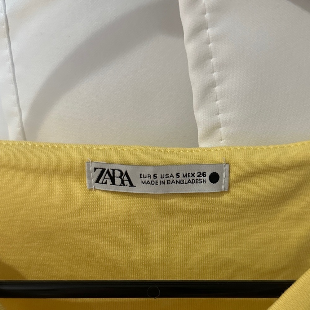 Zara Yellow Camisole Top - Picture 2 of 2
